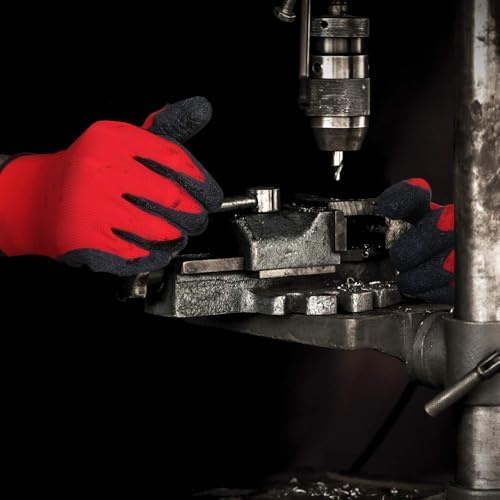 Evridwear Crinkle Latex Rubber Hand Coated Safety Work Gloves - Image 6