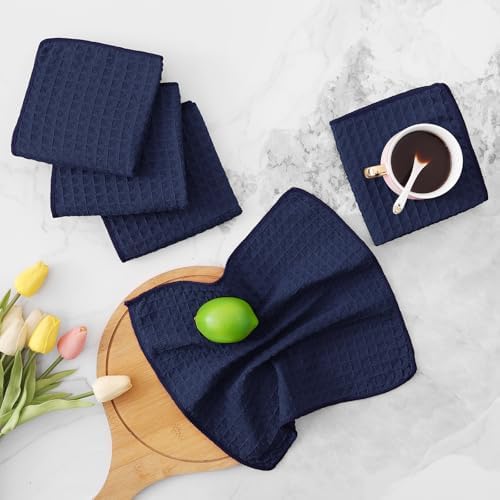 Homaxy Microfiber Waffle Weave Kitchen Dish Cloths, 12 Pack - Image 6
