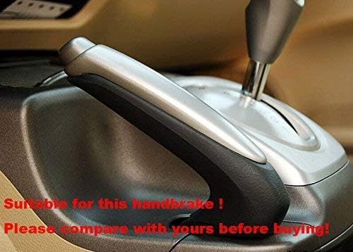 Loncky Black Genuine Leather Handbrake Cover - Image 5