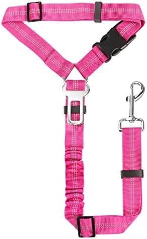 YAOHDAO Dog Seat Belt Harness for Car, Restraint Adjustable by YAODHAOD