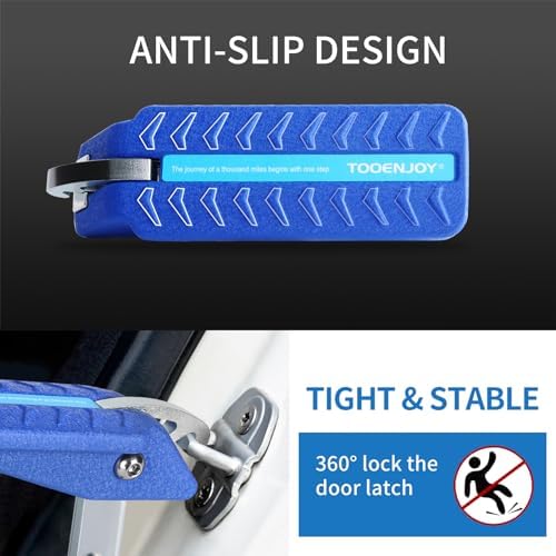 TOOENJOY 5 Gears Universal Car Door Step, Foldable Door Latch Hook - Image 5