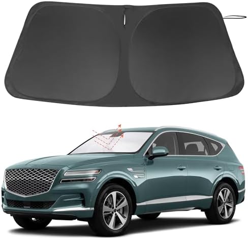 Windshield Sun Shade for 2021-2026 Genesis GV80 Accessories by LHFLIVE