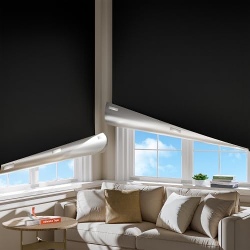44"W x44"H Portable Blackout Curtains by HEMRLY