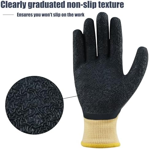 DongChu 2 Pairs Insulated Electrician Gloves 400V High Voltage Resistant Flame - Image 4