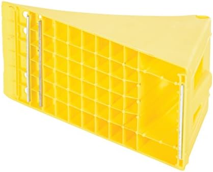 Vestil PLWC-Y Plastic Large Wheel Chock 18-1/2 in. x 7-1/4 in. x 9 in. Yellow - Image 4