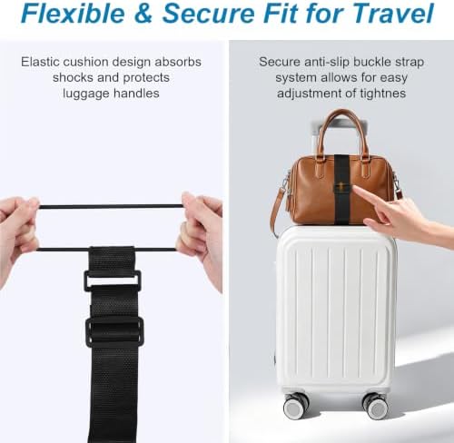 4 Pack Luggage Straps for Suitcases, Sturdy Suitcase Connector Strap - Image 5