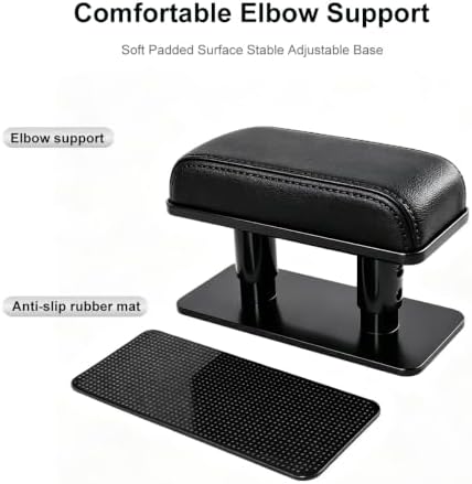 Car Armrest Pad, Car Door Arm Rest Cushion，Left Elbow Support, General Leather - Image 3