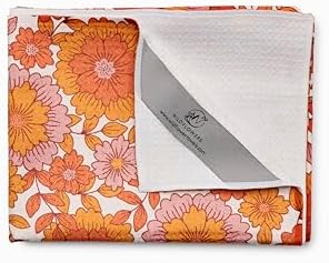 Wildflowers Microfiber Kitchen Towels | Waffle Fabric Tea Towel| Super Absorbent - Image 4