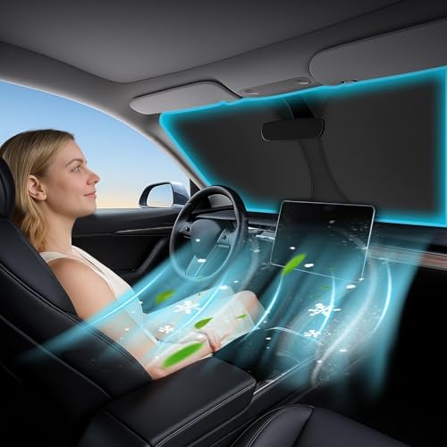 Magnelex Windshield Sun Shade for Nissan Murano 2015-2024, Foldable Car Window - Image 6