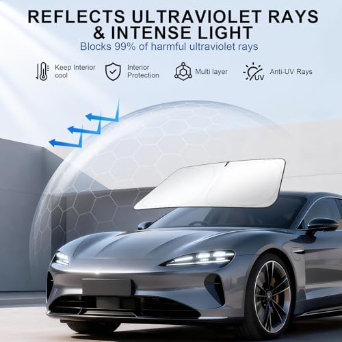 JUSTTOP Windshield Sunshade Custom Fit - Image 2