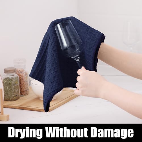 Homaxy Microfiber Kitchen Towels and Dishcloths Sets, 8 Pack - Image 3