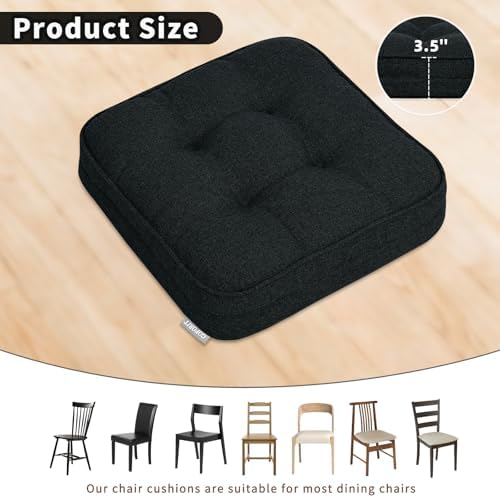 GOFORIT Memory Foam Seat Cushion，Kitchen Chair Cushions - Image 3