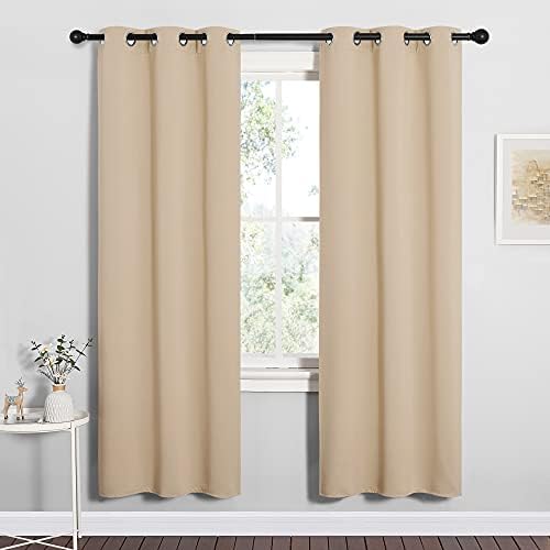 NICETOWN Biscotti Beige Blackout Curtains - Image 2