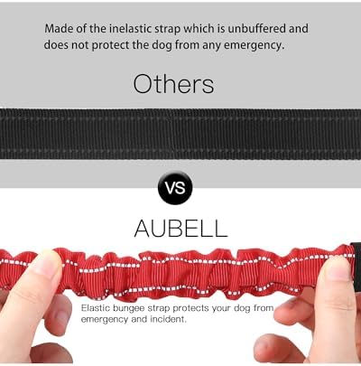 AUBELL Dog Seat Belt for Car, 2 Pack Set 3-in-1 Dog Car Harness - Image 5