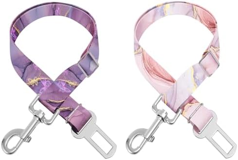 Adjustable pet cat and Dog car seat Belt. The Lanyard is Flexible and by Unknown