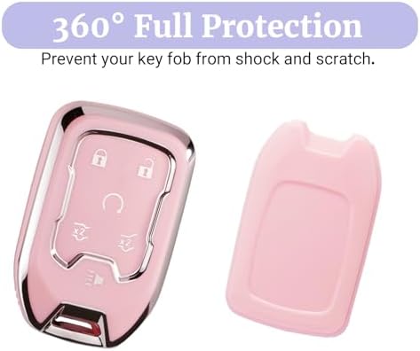 Joouheax for Chevy Soft TPU 6-Button Key Fob Cover, Soft TPU - Image 4