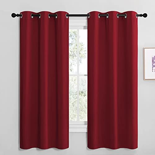 NICETOWN Burgundy Red Blackout Curtains by NICETOWN