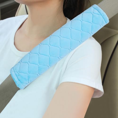 Amooca 2 Pack Seat Belt Covers Soft Shoulder Pad by Amooca