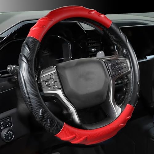 Car Steering Wheel Cover for Chevy Silverado 1500 2500 3500 by CACAWIZ