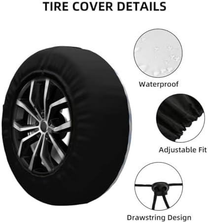 Tie Dye Pattern Spare Tire Cover - Image 5