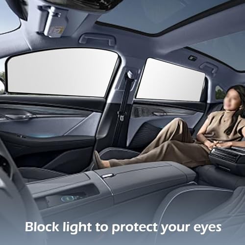 Opuwei Car Side Window Sun Shade, Universal Sun Protection Curtain - Image 6