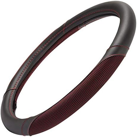 Motor Trend Wine Steering Wheel Cover - Image 6