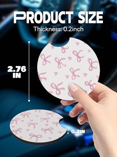 WOCOCN Car Coasters, Cup Holder Coasters - Image 5