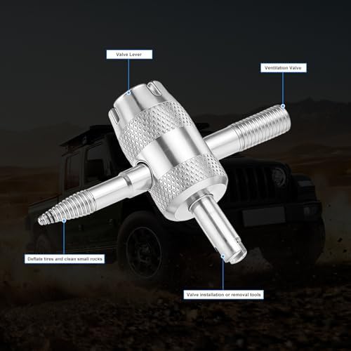 Tire Valve Stem Removal Tool Kit 3-Piece Set, Presta and Schrader Valve Core - Image 5