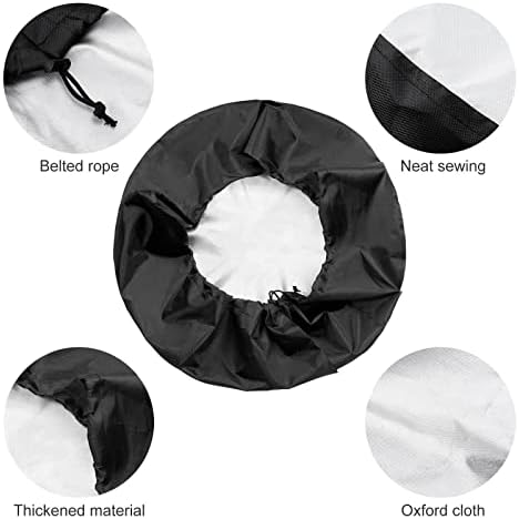 Delerain USA Flag Flower Spare Tire Cover Wheel Protectors Sun Protector - Image 5