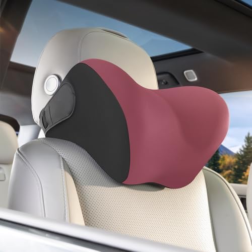 BEBAS Ergonomic Car Headrest Pillow, Memory Foam Neck Support by BEBAS