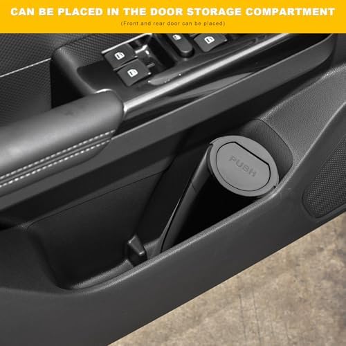 Car Trash Can Bin with Lid, Leakproof Portable Garbage Trash Bin Mini Cup - Image 6