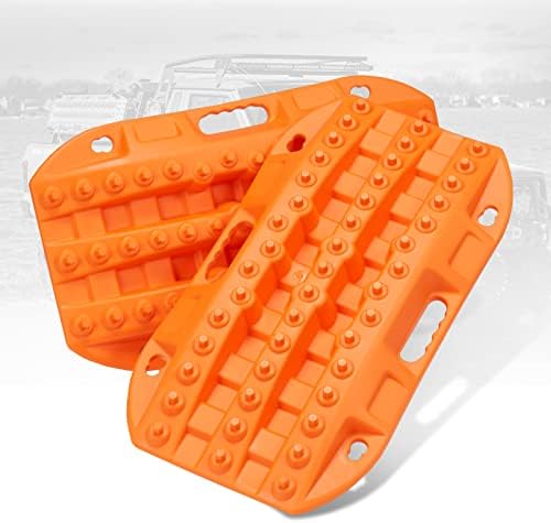 BUNKER INDUST Off Road Traction Boards, Snow Ramps-Orange Tire Traction Tool by BUNKERINDUST