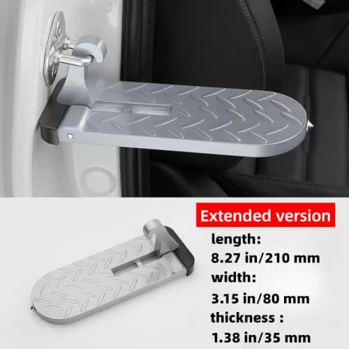 Car Door Step for Roof Access, Extended Folding Door Latch Step, Non-Slip - Image 3