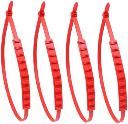 TIDTALEO 15pcs Car Tire Anti-skid Tie Emergency Snow Tire Chains Orange Plastic by TIDTALEO