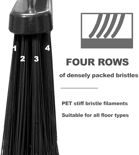 Four-Section Rod Long-Handled Broom, Heavy-Duty Broom, Angle Broom - Image 7