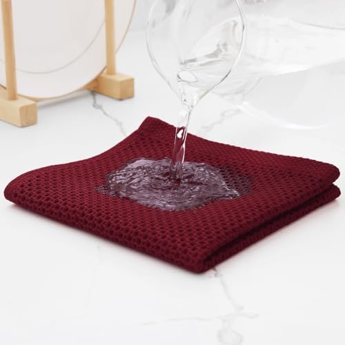Kitinjoy 100% Cotton Waffle 6-Pack Kitchen Towels - Image 3