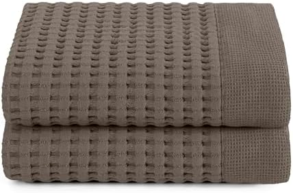 GILDEN TREE Waffle Hand Towels for Bathroom Quick Dry Large Luxury Lint Free by GildenTree