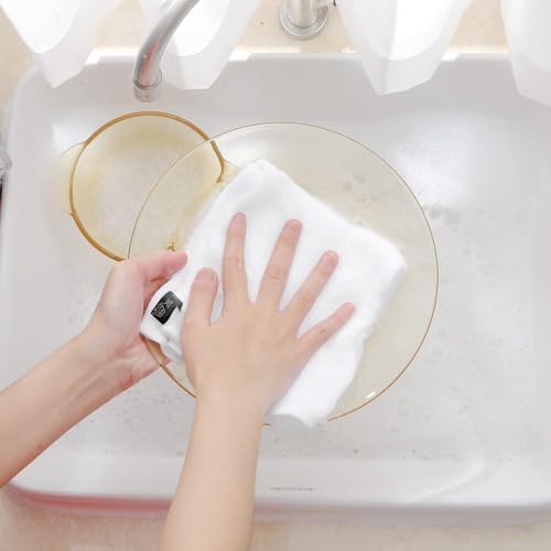 Homaxy 100% Cotton Waffle Weave Kitchen Dish Cloths 8-Pack - Image 4