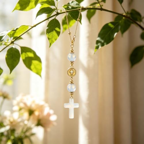 STEFORD Car Cross Crystal Hanging Charm - Image 6