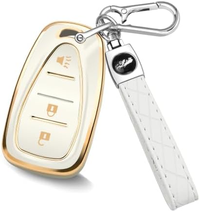 for Chevy Key Fob Cover, 3 Buttons TPU Key Cover by CARKEYCOVERforKERHXLE