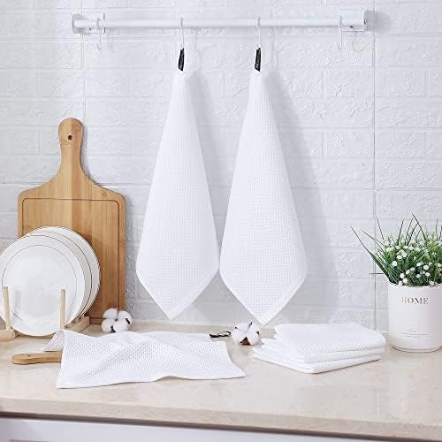 Kitinjoy 100% Cotton Waffle 12-Pack Kitchen Towels - Image 6