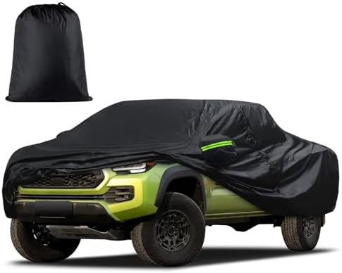 Car Cover Custom Fit for Toyota Tacoma 2005-2025, Waterproof All Weather for by Migaven