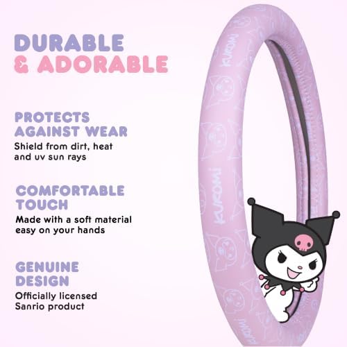 Sanrio Kuromi Steering Wheel Cover - Image 3