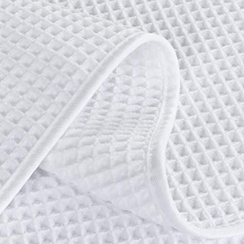 POLYTE 430 GSM Poly Blend Microfiber Waffle Wash Cloth Face Towel, 13x13 in - Image 3