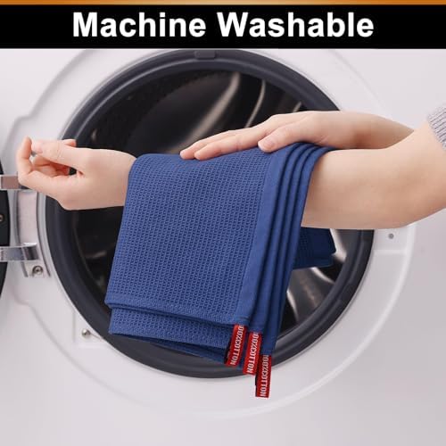Homaxy 100% Cotton Waffle Weave Dish Cloths, 8 Pack - Image 5