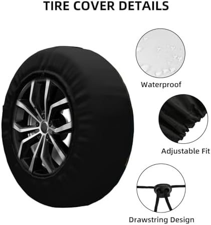 Cute Raccoon Camping Spare Tire Cover - Image 3