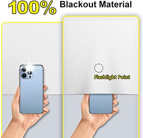 FADOTY 100% Blackout Curtains 2 Pack - Image 3