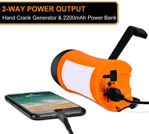 Rechargeable Hand Crank Flashlight/Generator/USB Charger - Image 5