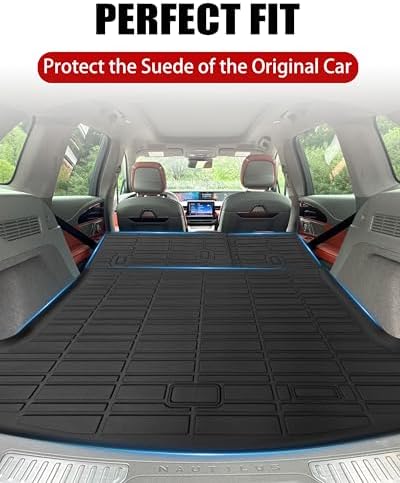 Cargo Liner Compatible with 2024-2026 Lincoln Nautilus Trunk Mat Cargo Mat Back - Image 2