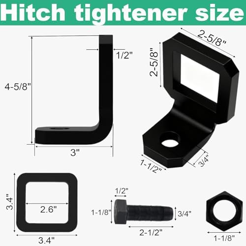 2.5" Anti Rattle Hitch Clamp - Image 3
